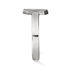 Sterling Silver Rhodium-plated LogoArt North Carolina State University N-C-S Toe Ring