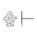 10k White Gold LogoArt Syracuse University Mascot Small Post Earrings