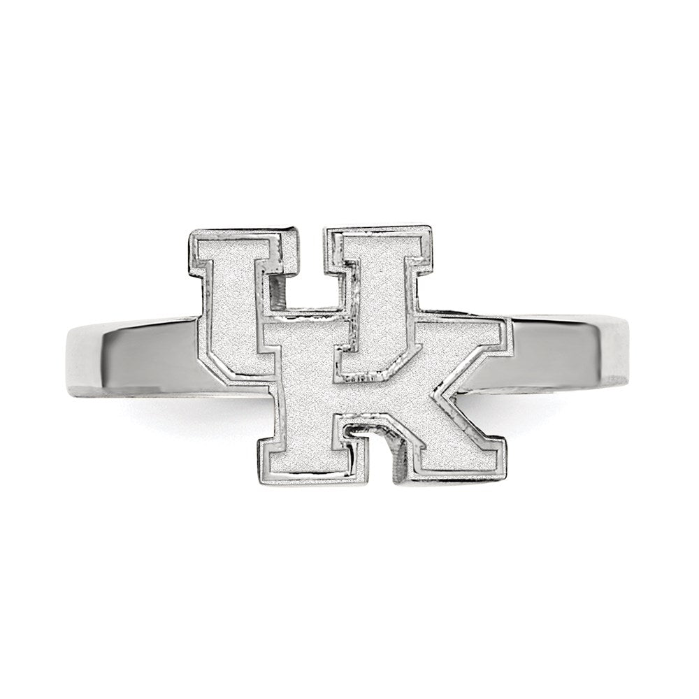 Sterling Silver Rhodium-plated LogoArt University of Kentucky U-K Toe Ring