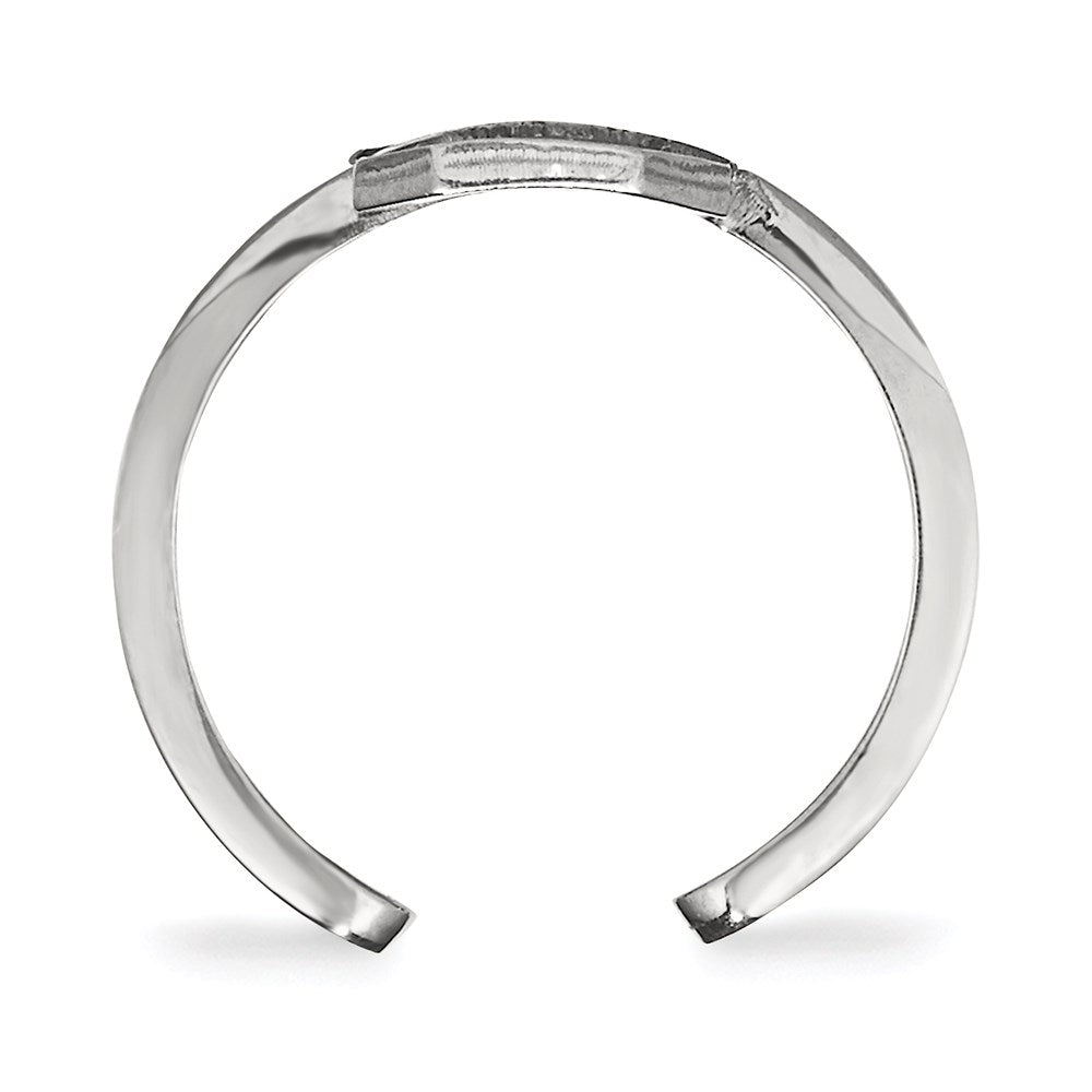 Sterling Silver Rhodium-plated LogoArt University of South Carolina Toe Ring