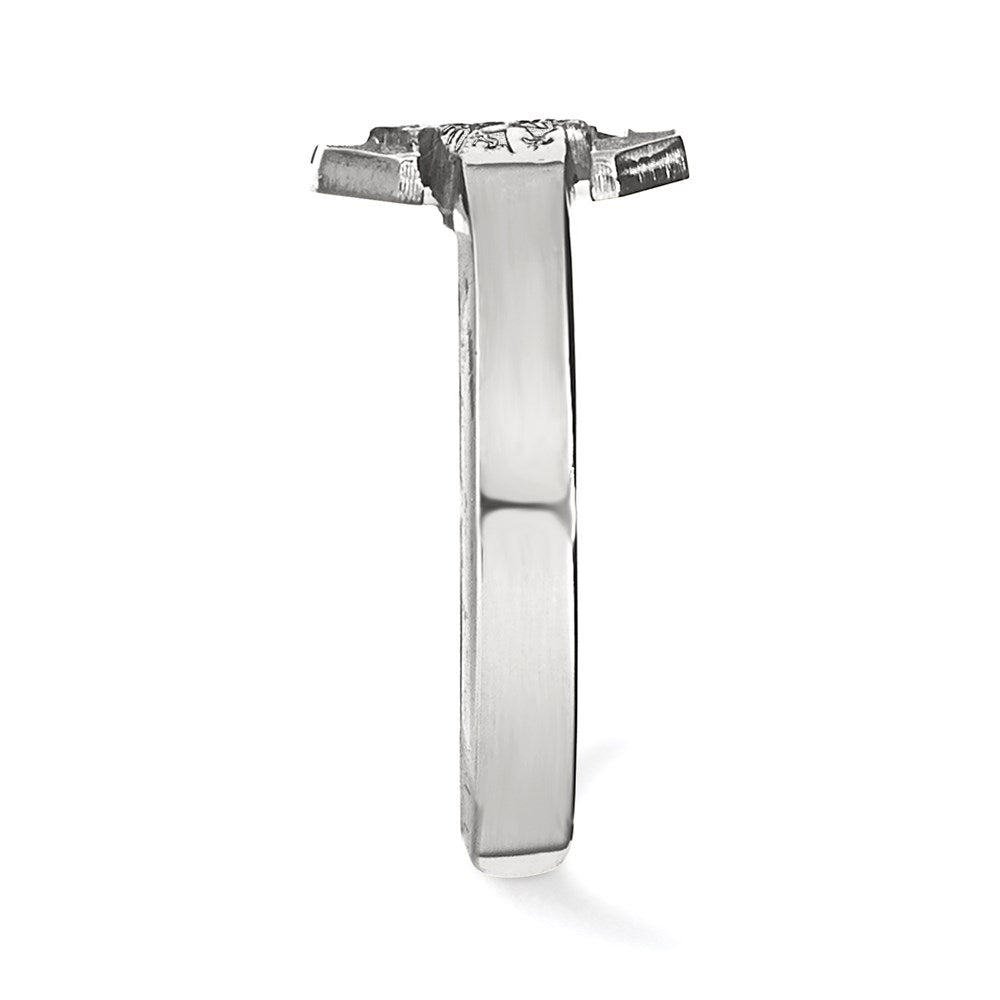 Sterling Silver Rhodium-plated LogoArt University of South Carolina Toe Ring