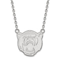 14k White Gold LogoArt Baylor University Large Pendant 18 inch Necklace