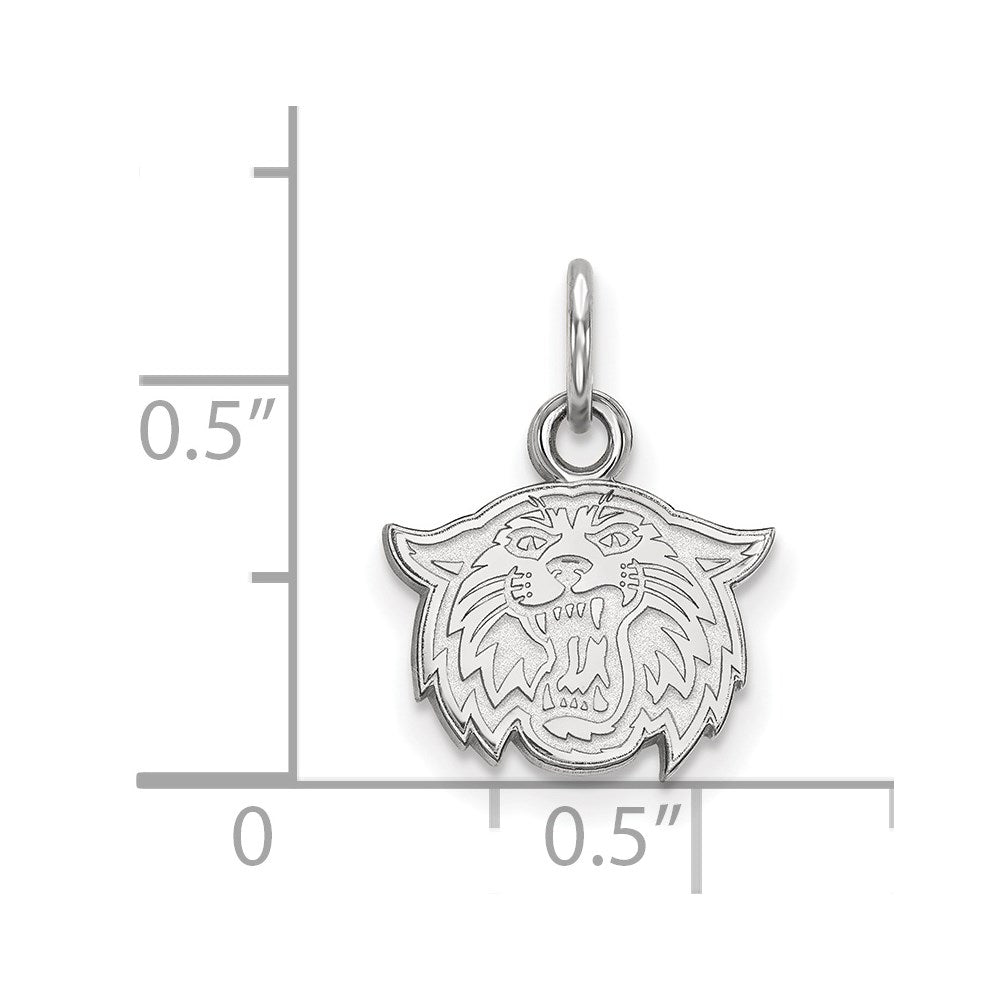 14k White Gold LogoArt Villanova University Wildcat Extra Small Pendant
