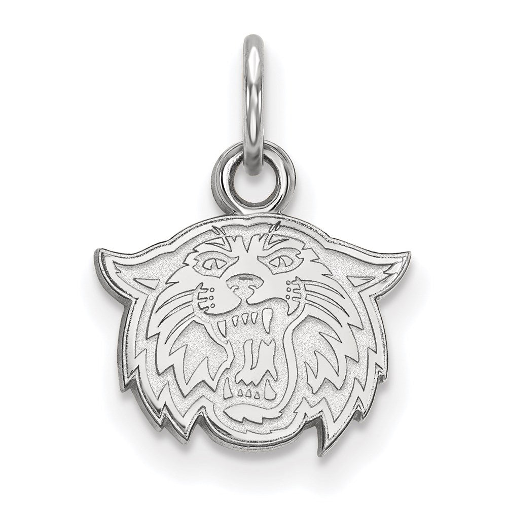 10k White Gold LogoArt Villanova University Wildcat Extra Small Pendant