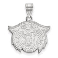 14k White Gold LogoArt Villanova University Wildcat Medium Pendant