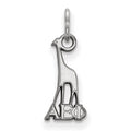 Sterling Silver Rhodium-plated LogoArt Alpha Epsilon Phi Sorority Symbol Extra Small Pendant