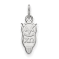 Sterling Silver Rhodium-plated LogoArt Chi Omega Sorority Symbol Extra Small Pendant