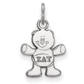 Sterling Silver Rhodium-plated LogoArt Sigma Delta Tau Sorority Symbol Extra Small Pendant