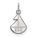 Sterling Silver Rhodium-plated LogoArt Sigma Sigma Sigma Sorority Symbol Extra Small Pendant