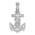 Sterling Silver Rhodium-plated LogoArt Alpha Sigma Tau Sorority Symbol Small Pendant