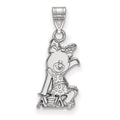Sterling Silver Rhodium-plated LogoArt Alpha Xi Delta Sorority Symbol Small Pendant