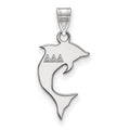 Sterling Silver Rhodium-plated LogoArt Delta Delta Delta Sorority Symbol Small Pendant