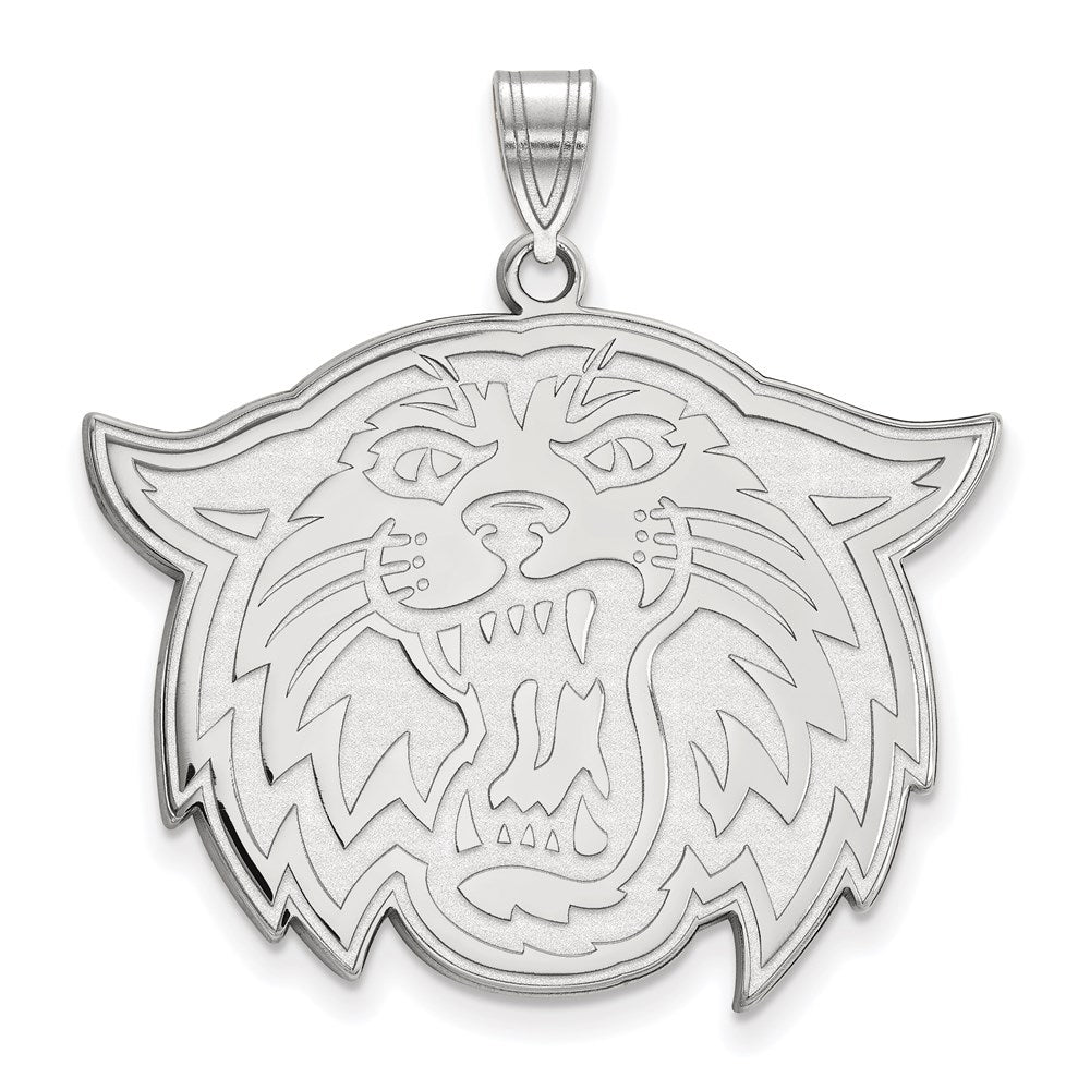 14k White Gold LogoArt Villanova University Wildcat Extra Large Pendant