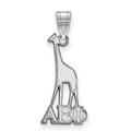 Sterling Silver Rhodium-plated LogoArt Alpha Epsilon Phi Sorority Symbol Medium Pendant