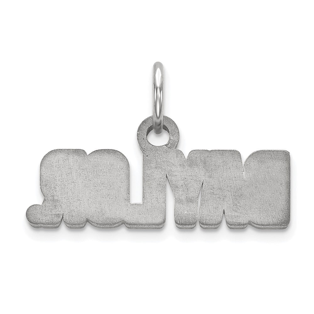 10k White Gold LogoArt Baylor University Extra Small Pendant