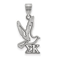 Sterling Silver Rhodium-plated LogoArt Sigma Kappa Sorority Symbol Medium Pendant