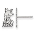 Sterling Silver Rhodium-plated LogoArt Alpha Xi Delta Sorority Symbol Extra Small Post Earrings
