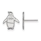 Sterling Silver Rhodium-plated LogoArt Theta Phi Alpha Sorority Symbol Extra Small Post Earrings