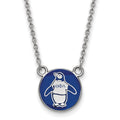 Sterling Silver Rhodium-plated LogoArt Theta Phi Alpha Sorority Symbol Small Color Enamel Pendant 18 inch Necklace