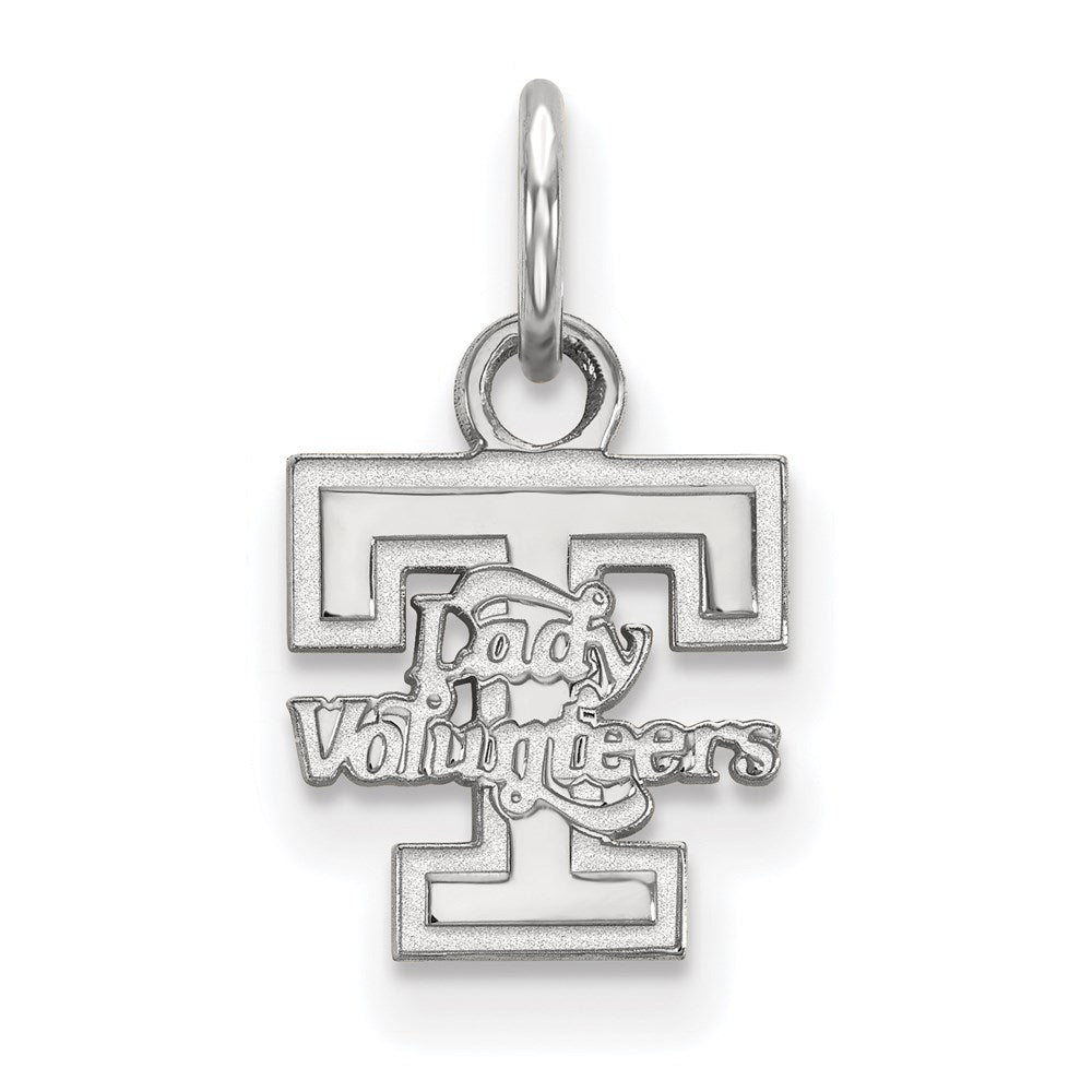 10k White Gold LogoArt University of Tennessee Lady Volunteers Extra Small Pendant