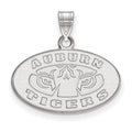 14k White Gold LogoArt Auburn Tigers Small Pendant