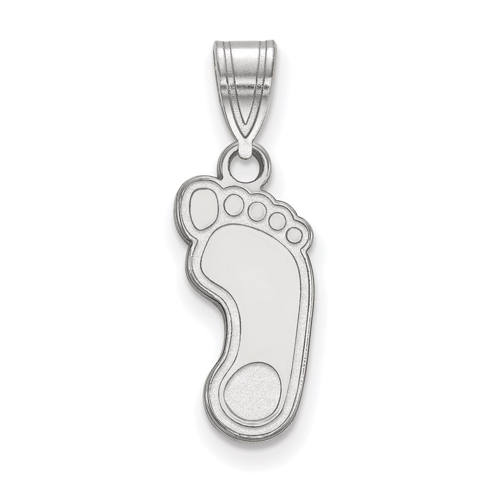 14k White Gold LogoArt University of North Carolina Tar Heel Medium Pendant