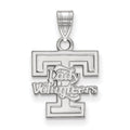 10k White Gold LogoArt University of Tennessee Lady Volunteers Small Pendant
