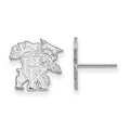 10k White Gold LogoArt University of Kentucky U-K Wildcat Small Post Earrings