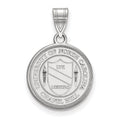 10k White Gold LogoArt University of North Carolina Medium Crest Pendant