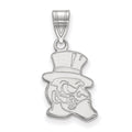 Sterling Silver Rhodium-plated LogoArt Wake Forest University Demon Deacon Medium Pendant
