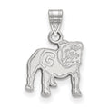 14k White Gold LogoArt University of Georgia Bulldog Small Pendant