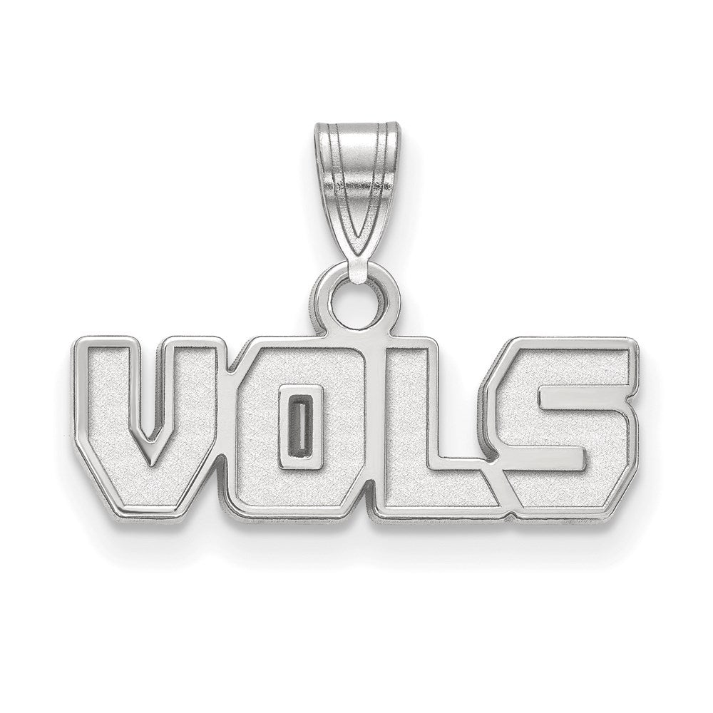 10k White Gold LogoArt University of Tennessee Vols Small Pendant