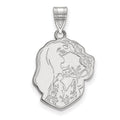 Sterling Silver Rhodium-plated LogoArt University of Tennessee Smokey Large Pendant