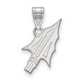 10k White Gold LogoArt Florida State University Arrow Medium Pendant