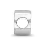 Sterling Silver Rhodium-plated NHL LogoArt Montreal Canadiens Enameled Bead
