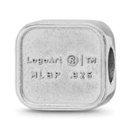 SS/Rh-p Major League Baseball LogoArt Tampa Bay Rays Enameled Bead
