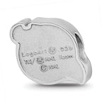 Sterling Silver NHL LogoArt New Jersey Devils Enameled Logo Bead