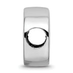 Sterling Silver Rhodium-plated NHL LogoArt Winnipeg Jets Enameled Bead