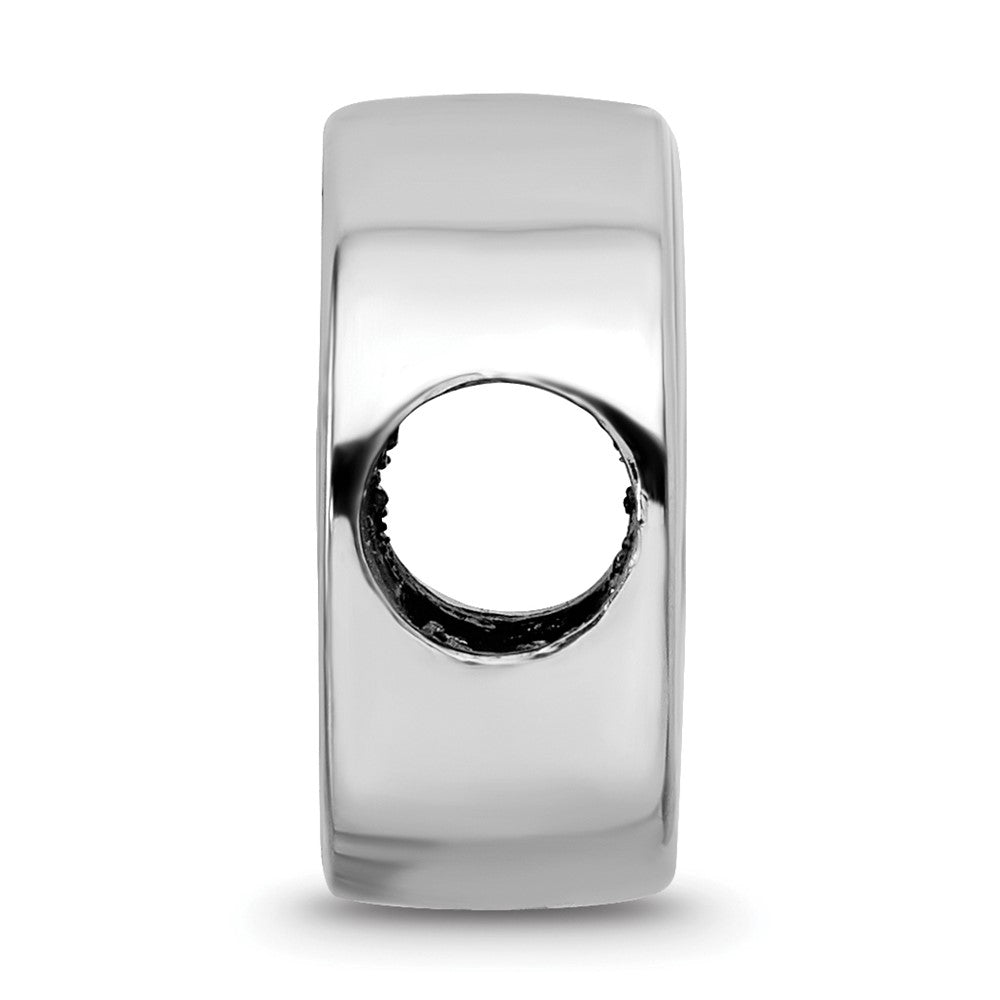 Sterling Silver NHL LogoArt Buffalo Sabres Enameled Bead