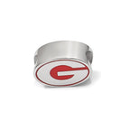 Sterling Silver Rhodium-plated LogoArt University of Georgia Letter G Enameled Logo Bead