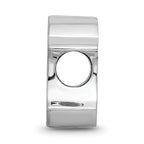 Sterling Silver Rhodium Plated Major League Baseball LogoArt New York Yankees Enamel Bead