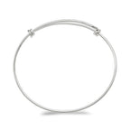 Sterling Silver 1.65mm Wire Expandable Bangle