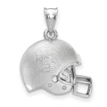 Sterling Silver Rhodium-plated LogoArt University of South Carolina Domed Football Helmet Pendant