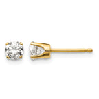 14ky .60ct. I2 K-L Diamond Stud Push-on Post Earrings