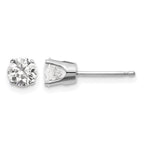 14kw .85ct I2 K-L Diamond Stud Push-on Post Earrings