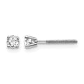14kw .20ct VS2/SI1 G-I Diamond Stud Thread on/off Post Earrings