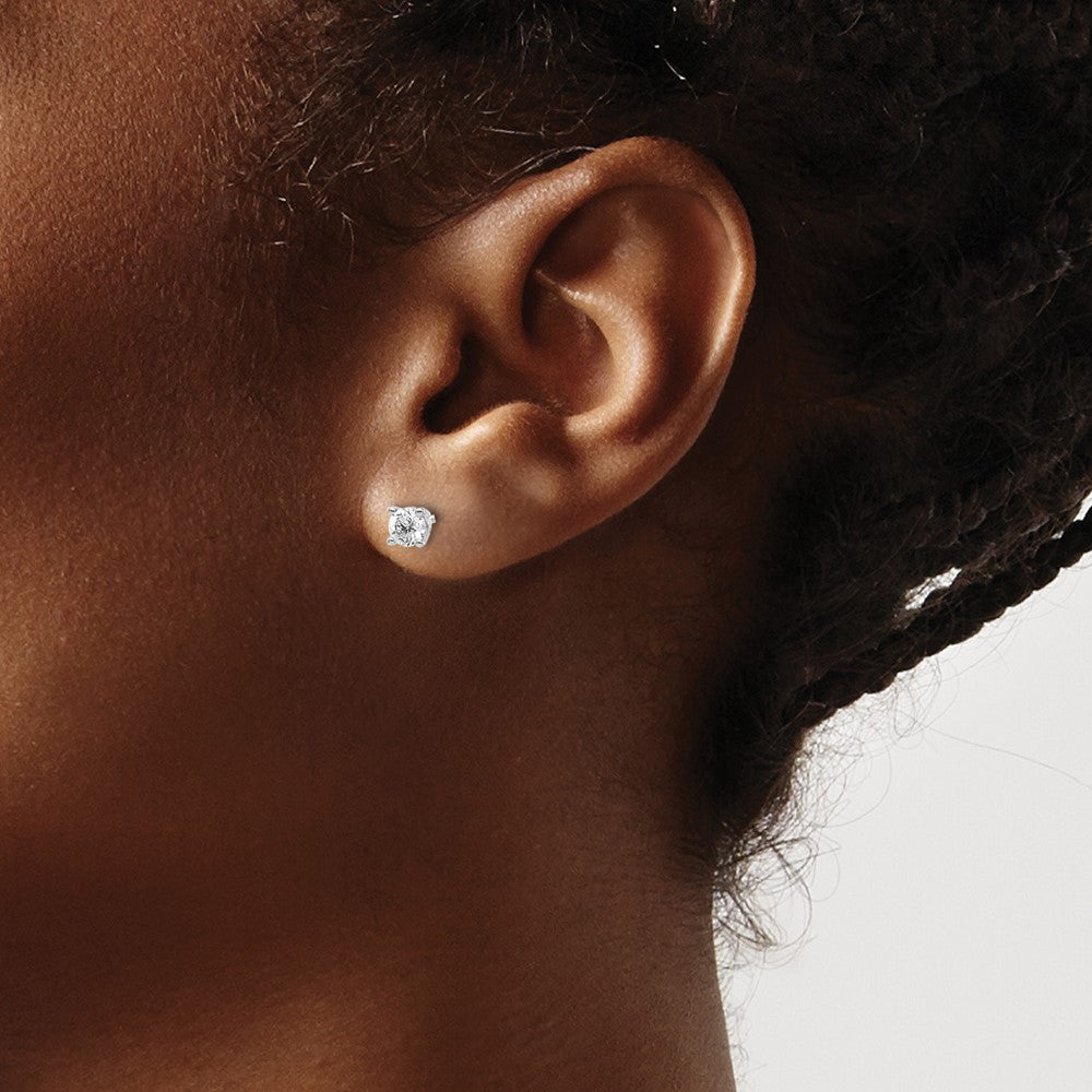 14kw .50ct VS2/SI1 G-I Diamond Stud Thread on/off Post Earrings