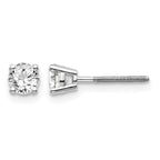 14kw .60ct VS2/SI1 G-I Diamond Stud Thread on/off Post Earrings