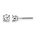 14kw .70ct VS2/SI1 G-I Diamond Stud Thread on/off Post Earrings
