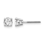 14kw .75ct VS2/SI1 G-I Diamond Stud Thread on/off Post Earrings